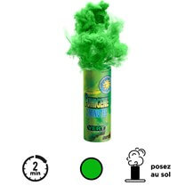 Gros pot fumigène 2 minutes vert 