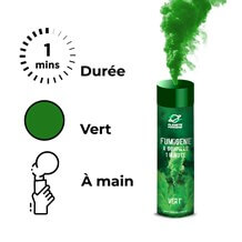 Fumigène à main Goupille 1 minute Vert