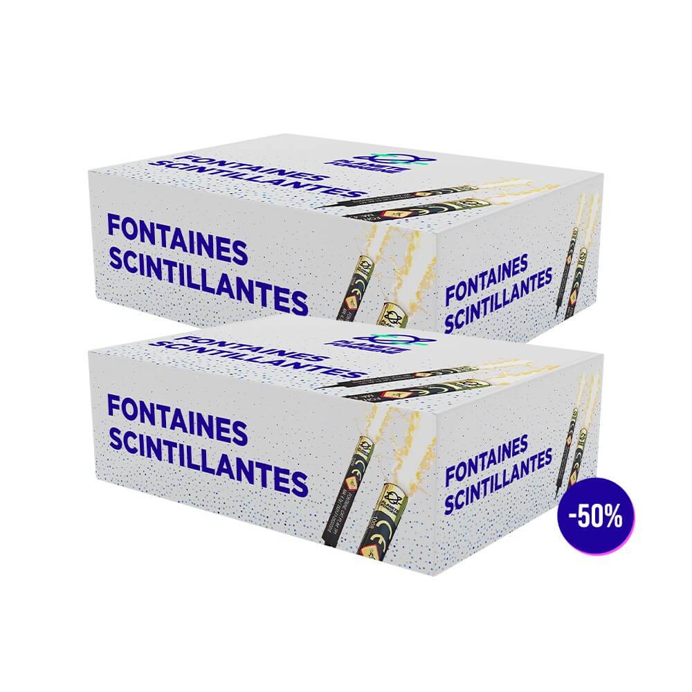 960 FONTAINES 1 carton acheté, le 2ème à -50% 0,29€ HT/Pièce