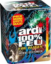 Feu d'Artifice Compact ARDI® 100% FEU - FIRE IMAGES - 25 SHOTS - 35 secondes