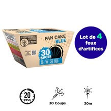 FEU D’ARTIFICE - 4X COMPACT FAN CAKE BLUE