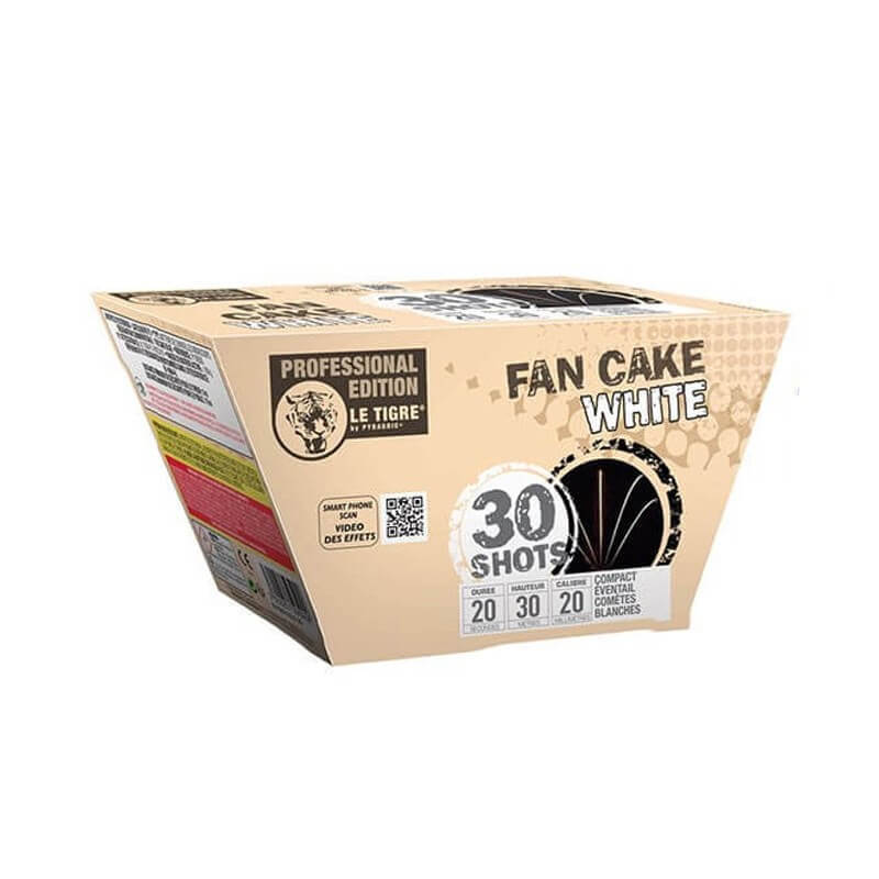 FEU D’ARTIFICE - 4X COMPACT FAN CAKE WHITE 