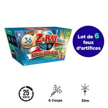 FEU D’ARTIFICE - 2X3 TRIO DE COMPACT EN EVENTAIL Z-RAY