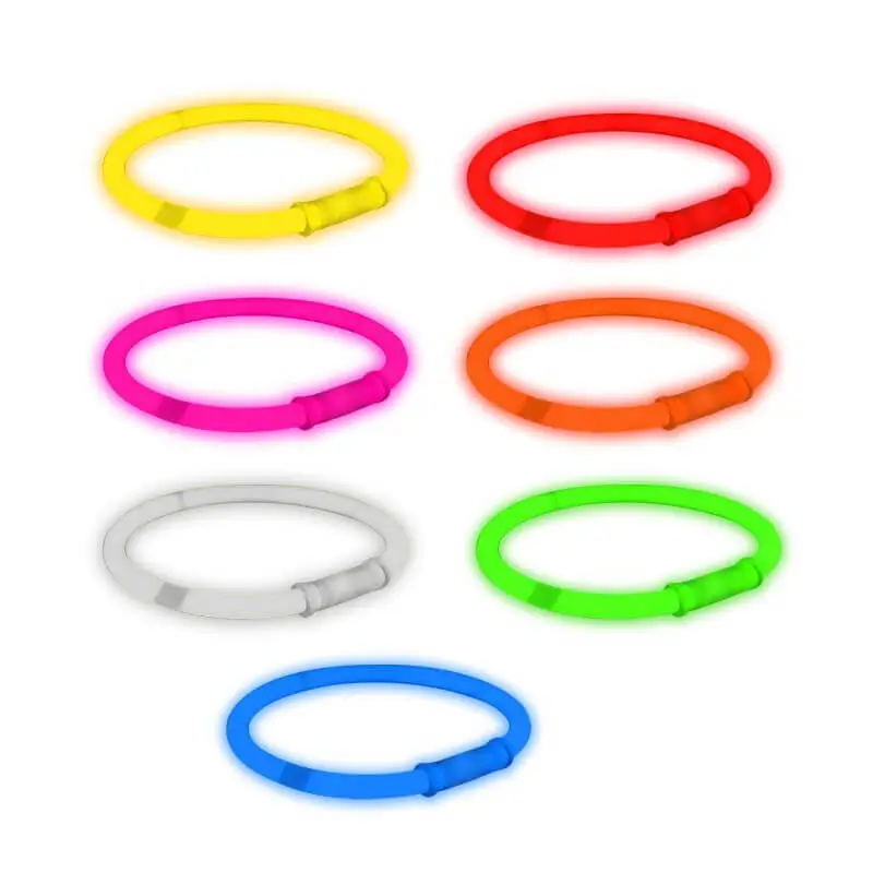 Bracelet Fluo Multicolore - Lot de 100