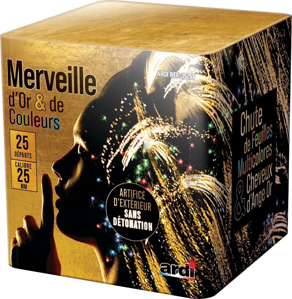 Feu d'Artifice Compact POUDRE AUX YEUX® - 25 SHOTS - 25 secondes