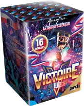 Feu d'Artifice Compact ALLEZ LA FRANCE® - VICTOIRE® - 16 SHOTS - 20 secondes