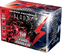 Feu d'Artifice Compact FIRE POWER® - BLOODY® - 28 SHOTS - 25 secondes