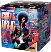 Feu d'Artifice Compact ARDI® RECORDS - PSYCHEDELIC® - 36 SHOTS - 25 secondes