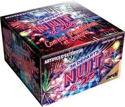 Feu d'Artifice Compact NUIT D'ÉTÉ® - 36 SHOTS - 25 secondes
