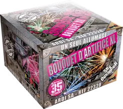 Feu d'Artifice SHOWBOX® BOUQUET XL 36 SHOTS - 35 secondes