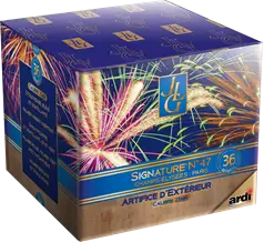 Feu d'Artifice Compact Crépitant SIGNATURE® N°47 by JLG 36 SHOTS - 35 secondes