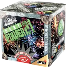 Feu d'Artifice Compact FIRE POWER® - BABY POWER® - 21 SHOTS - 20 secondes