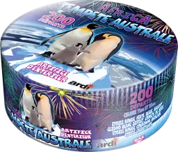 Feu d'Artifice Compact TEMPÊTE® AUSTRALE - 200 SHOTS - 50 secondes