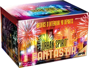 Feu d'Artifice Compact URBAN® SPIRIT - FANTASTIK® - 48 SHOTS - 50 secondes