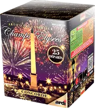 Feu d'Artifice CHAMPS-ÉLYSÉES® - LA CONCORDE® - 25 SHOTS - 30 secondes