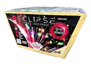 Feu d'Artifice ECLIPSE FAN Multicolore 64 SHOTS - 35 secondes
