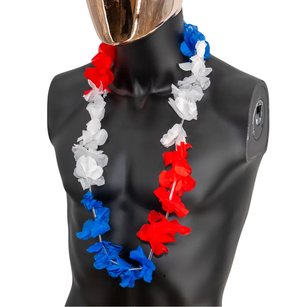 Collier Hawaïen Tricolore France