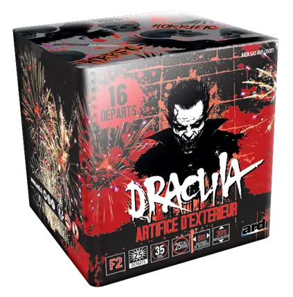 Feu d'Artifice Compact HORRIFIC® - DRACULA - 36 SHOTS - 30 secondes
